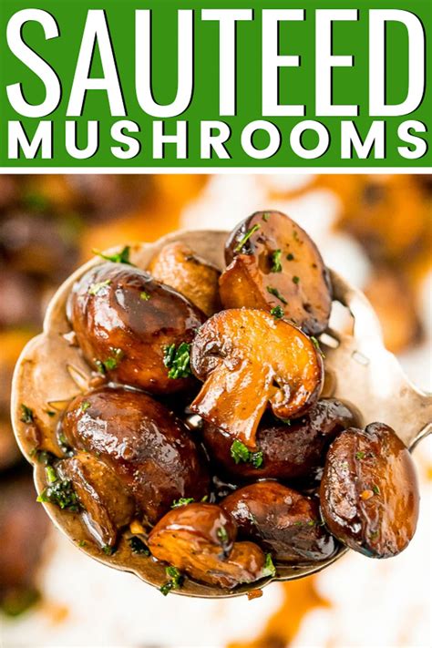 Sauteed Mushrooms with Balsamic - Sugar and Soul