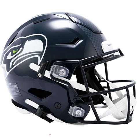 Riddell Authentic Speedflex Helm Nfl Seattle Seahawks Helme Fan