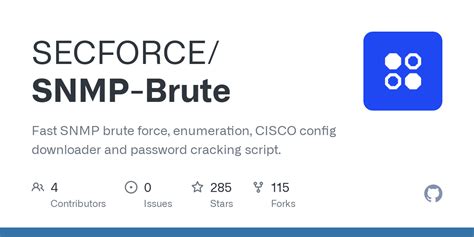 Github Secforcesnmp Brute Fast Snmp Brute Force Enumeration Cisco