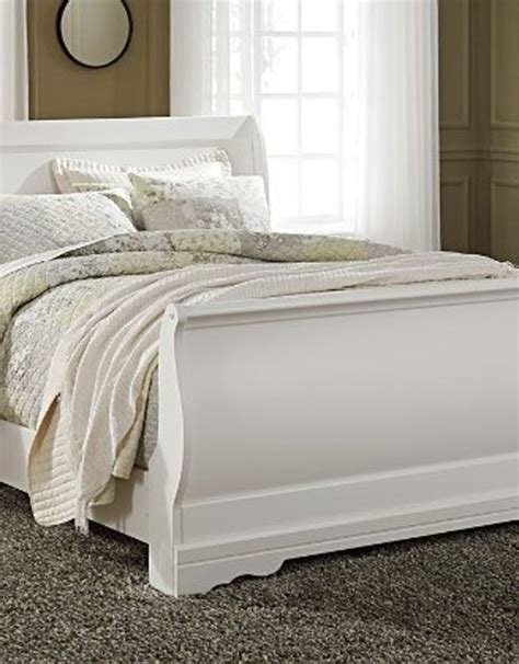 Lp200 White Full Sleigh Bed Randb Furniture