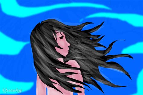 Hair In The Wind ← An Anime Speedpaint Drawing By Treena