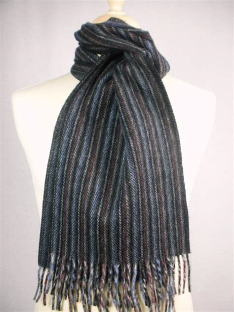 John Hanly And Co Ltd Lambswool Rope Effect Scarves Birtchnells