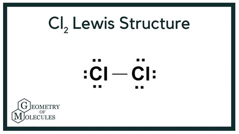 Cl2 Lewis Structure Dichlorine Youtube