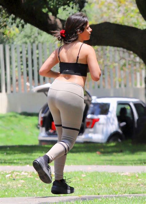 Camila Cabello Flaunts Curves In Sports Bra Leggings Photos