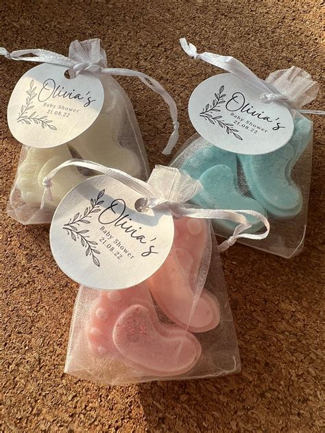 Personalised Baby Shower Favour Wax Melts Pack Of 2 Feet Per Etsy Uk