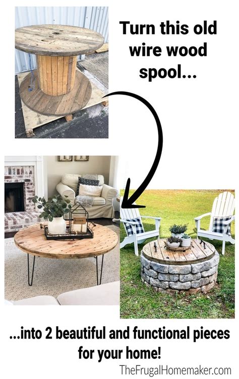 2 Diy Ways To Upcycle A Large Wood Wire Spool