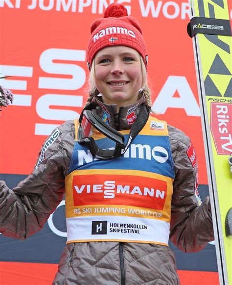 She made her debut in the continental cup, the highest level in women's ski jumping, on 12 august 2007 with a 56th place in bischofsgruen. Skispringen Berkutschi.com - Maren Lundby feiert klaren ...