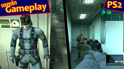 Metal Gear Solid 2 Substance Ps2 Gameplay Youtube