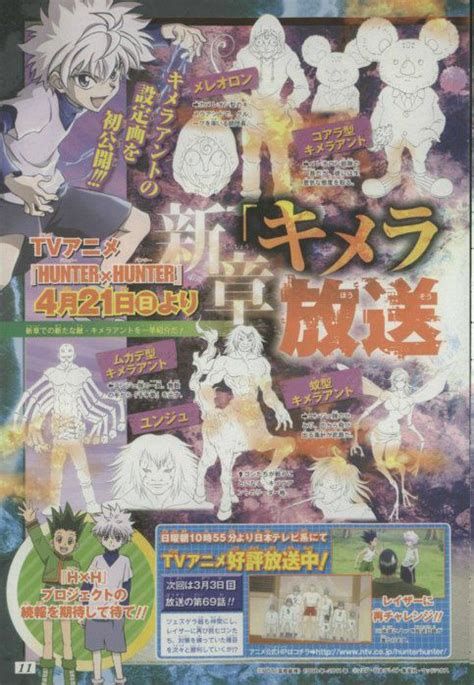 Crunchyroll Latest Hunter X Hunter Chimera Ant Arc Anime Design Preview