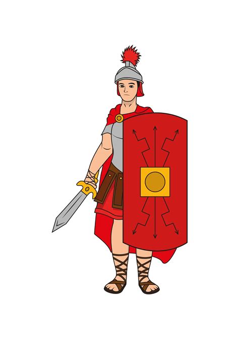 How To Draw A Roman Soldier Step By Step