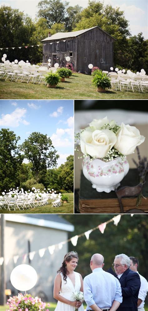 Backyard Ontario Wedding From A Simple Photograph Style Me Pretty