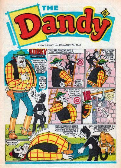 The Dandy 1398 1968 Korky The Cat Desperate Dan Comic Poster Comic