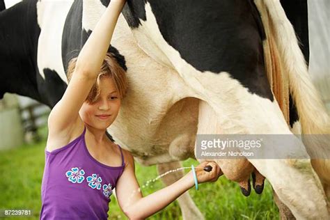 Girl Being Milked Photos Et Images De Collection Getty Images