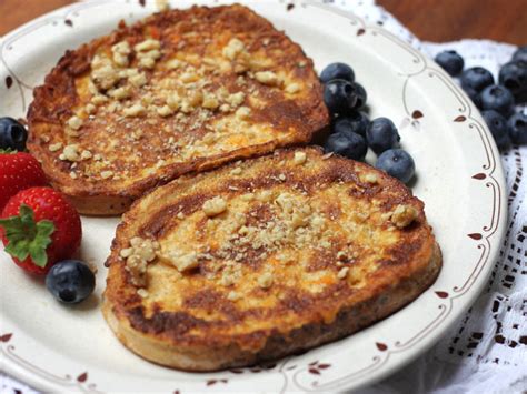 Pumpkin French Toast With Toasted Walnuts Recipe