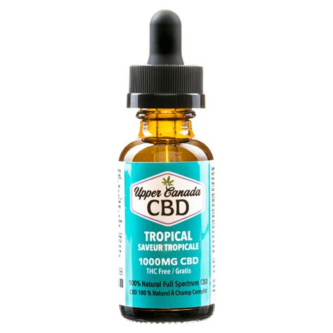 Cbd Oil Tincture 1000mg Tropical Flavour