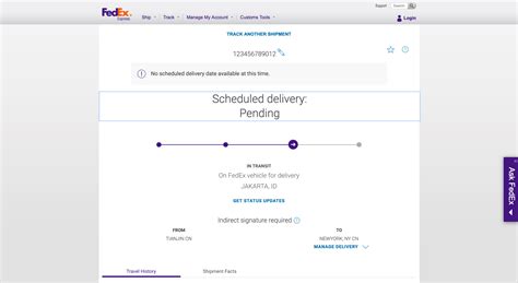 Fedex Ground Tracking Trendstews