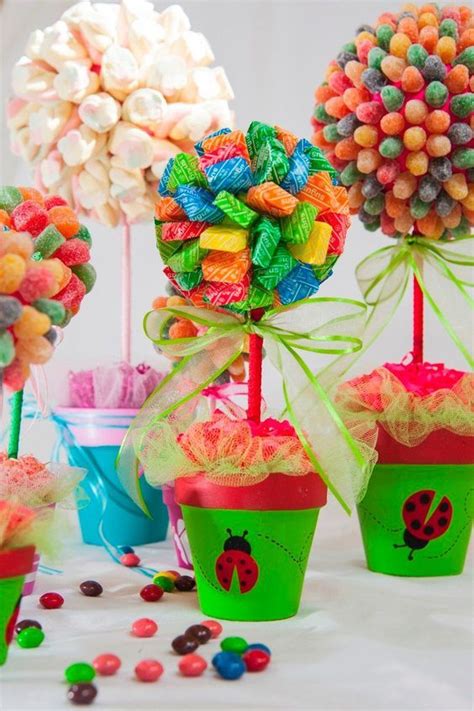 25 Estilos De Mesas De Dulces Candy Bar ¡bonitos Y Originales
