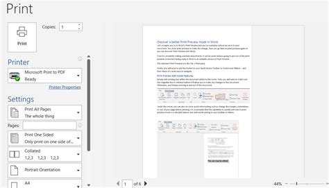 Discover A Better Print Preview Mode In Word Office Watch