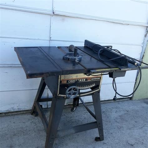 Sears Craftsman 12 Inch Motorized Table Saw 220 Volts Single Phase