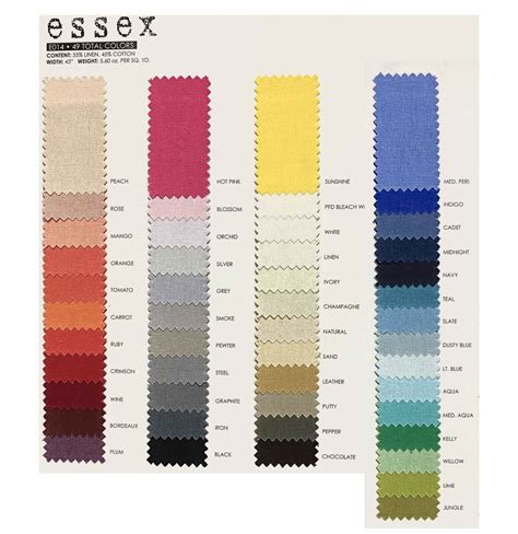Robert Kaufman Essex Linen Cotton Blend By The 1 2 Yard 8 New Colors Added Ebay