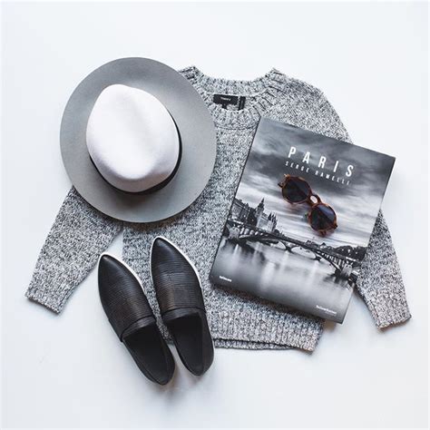 Gray Is The New Black Clothing Photography Flatlay