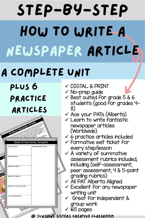 Digital And Print How To Write A Newspaper Article Bundle Alberta