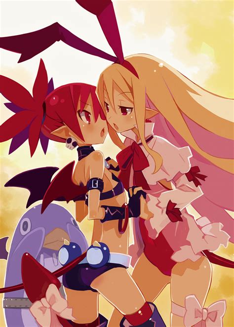 Etna Prinny Flonne And Flonne Disgaea And 1 More Drawn By Harada