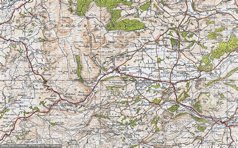 Historic Ordnance Survey Map Of New Radnor 1947