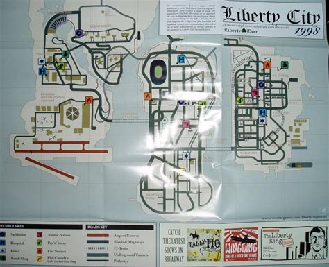 The Liberty City Map Grand Theft Auto Liberty City Stories Forum