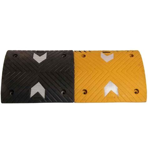 Buy Ladwa 3m 75mm Rubber Black And Yellow High Visibility Road Hump