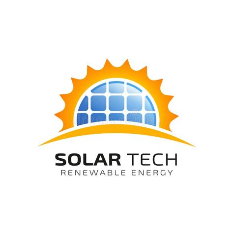 Calibre à énergie Solaire De Conception De Logo De Sun Conception