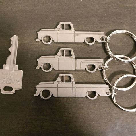 1955 1959 Chevygmc Truck Laser Cut Keychains Etsy