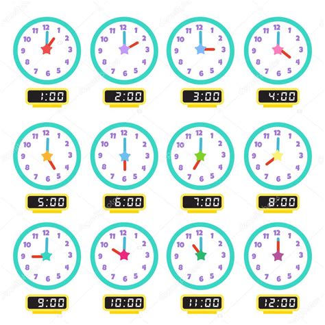 Lista 102 Foto Reloj Para Aprender La Hora Para Niños Para Imprimir El