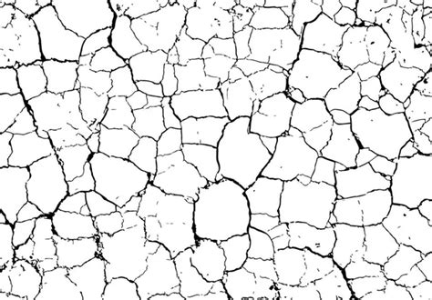 Cracked Ground Texture Vector Template — Stock Vector © Milmar 92126688