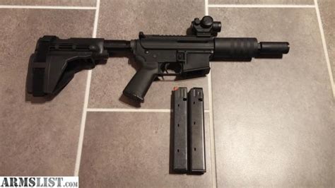 Armslist For Sale Custom 9mm Ar 15 Pistol Cmmg Mk9