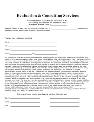Free 10 Custody Evaluation Report Samples Challenges Child Control