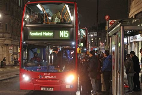 Night Bus Waiting Times Set To Soar When All Night Tube Services Launch