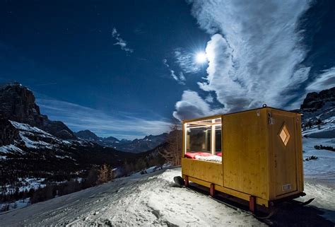 Glass Cabin In The Dolomites Encourages Mountain Stargazing Tourism