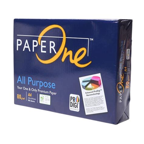 Get unrivaled quality a4 size paper ream weighs 70 grams and understand all your stationary stresses. Jual Paper One Kertas HVS A4 80 gsm/1 rim Online ...