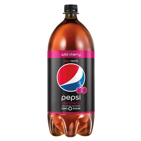 Pepsi Wild Cherry Zero Sugar 2 Liter Bottles 8 Pack Drinks2order