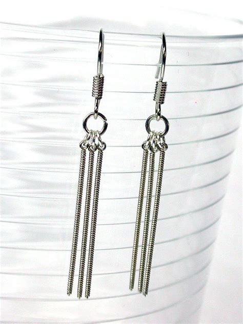 Acupuncture Needle Earrings Jewelry Etsy Needle Earrings Jewelry