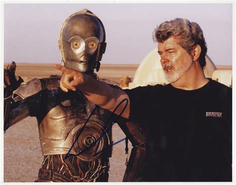 Lot Detail George Lucas Signed Star Wars Photograph