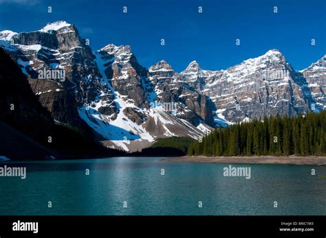 Wenkchemna Peaks With Moraine Lake Banff National Park Alberta