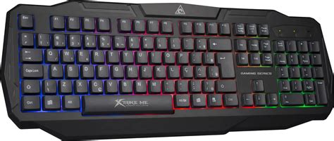 Tastatura Cu Fir Xtrike Me Gaming Iluminata Led Multicolor Black