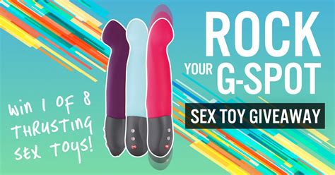 Giveaway Rock Your G Spot With The Fun Factory Stronic G
