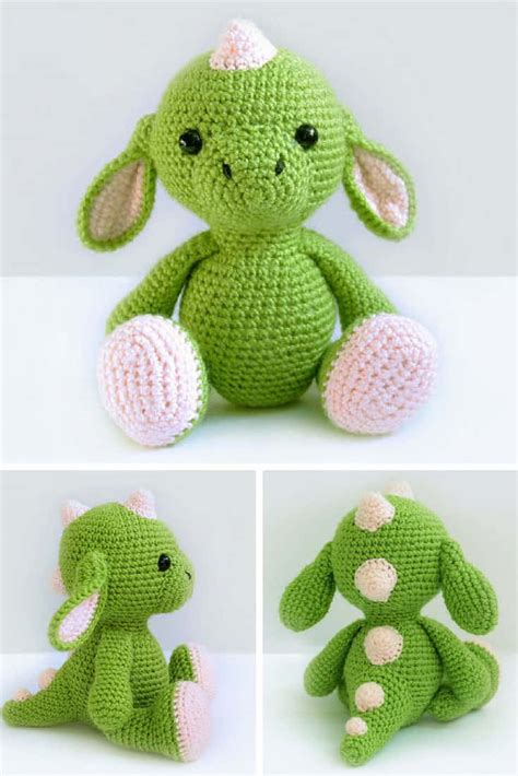 Crochet Baby Dragon Pattern Free Tutorial Crochet Patterns