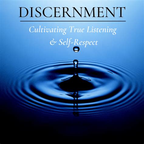 Discernment Jesua