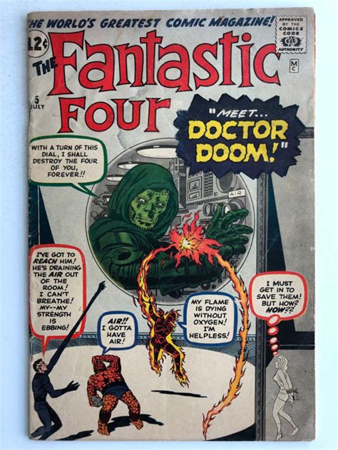 Marvel Comics The Fantastic Four 5 1st Appearance And Catawiki