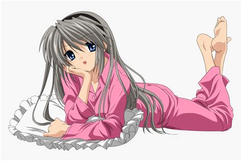 Girl In Pajamas Png Anime Girl In Pajamas Transparent Png Kindpng