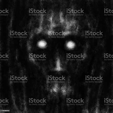 Scary Wall With A Demonic Face Stock Illustration Download Image Now